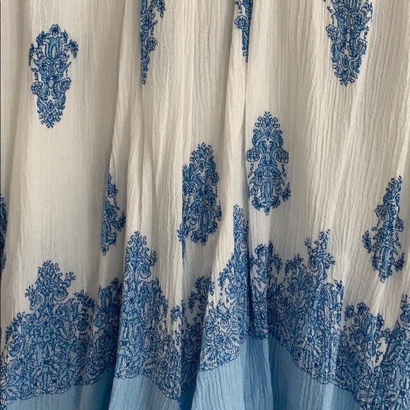 White and light blue romper!!! - Picture 4 of 5